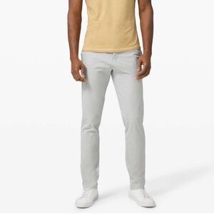 Lululemon Commission Pant Classic Warpstreme Vapor Light Gray 34X32 Comfort Flaw